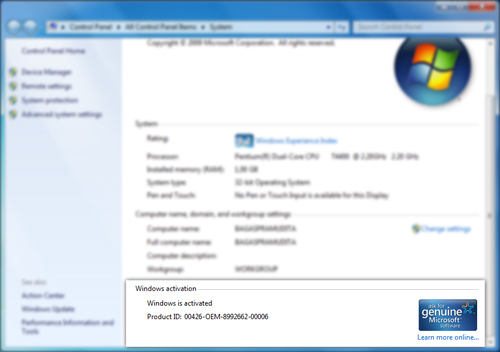 Serial number untuk aktivasi windows 7 ultimate